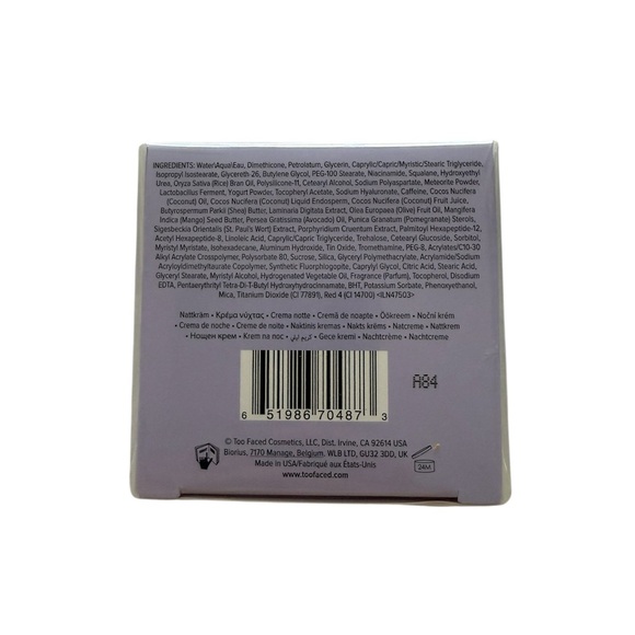 Too Faced Hangover Pillow Cream Ultra-Nourishing Night Cream - New in Sealed Box - Picture 6 of 7